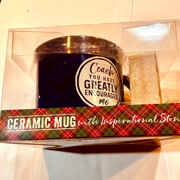 🎁🎁SOLD🎁🎁 Ceramic Mug with inspirations stone. - Picture 8 of 12